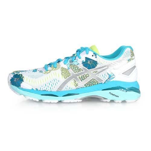【ASICS】GEL-KAYANO 23 女慢跑鞋-跑步 亞瑟士 白水藍