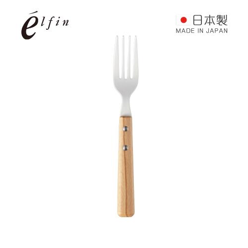 日本高桑金屬 日製木柄琺瑯餐叉-2入
