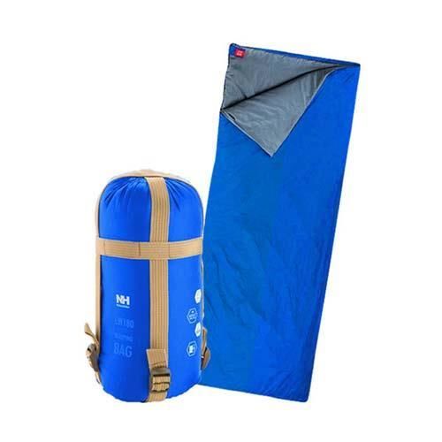 【NatureHike】LW180 超輕信封型睡袋-登山 露營 旅行 戶外休閒 寶藍