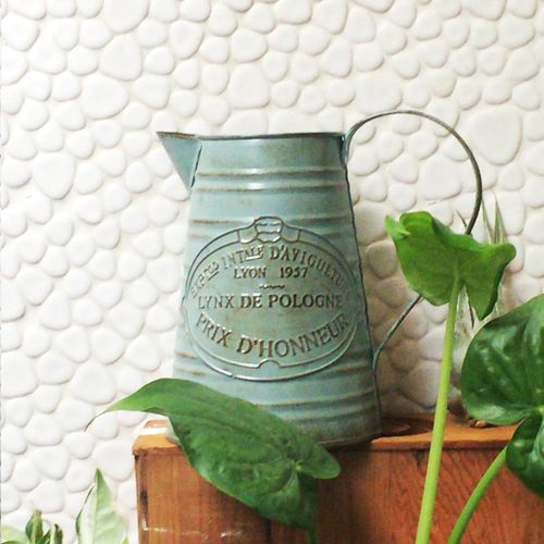 Meric Garden 歐式仿舊復古雜貨風鐵藝裝飾花器(澆水罐)
