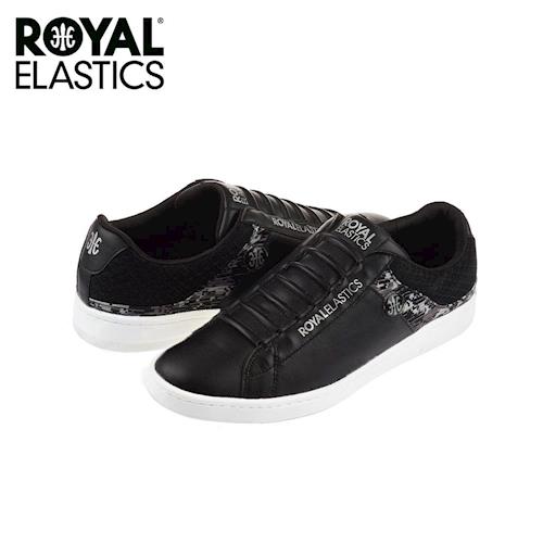 【Royal Elastics】男-New Duke 休閒鞋-黑/白(05371-909)