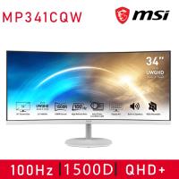 【微星】PRO MP341CQW 曲面美型螢幕 (34型/3440*1440/21:9/HDMI/喇叭/VA)