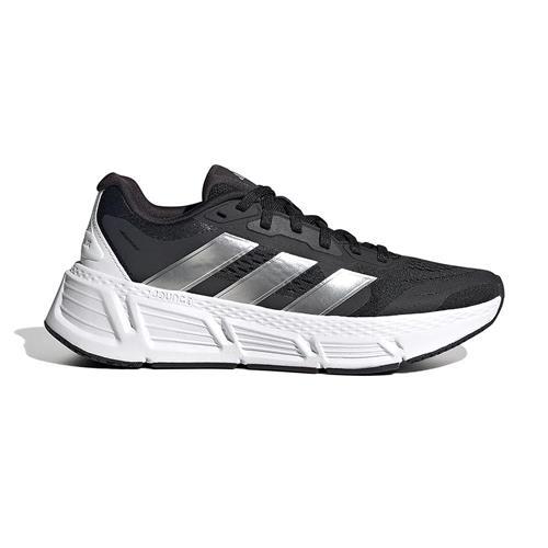 Adidas Questar 2 女 黑銀色 運動 休閒 舒適 透氣 穩定 緩震 慢跑鞋 IF2238