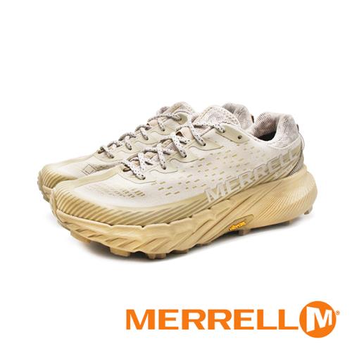 MERRELL(女)AGILITY PEAK 5 GTX戶外健身輕量型慢跑越野鞋 女鞋-奶茶棕