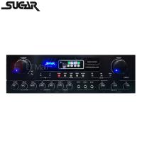 SUGAR SA-818 250W+250W 藍芽版 數位廻音卡拉OK綜合擴大機