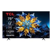 TCL 75型 75C655 PRO 4K QLED PRO Google TV 量子智能連網液晶顯示器 -含桌上安裝 樓層費跨區費另計
