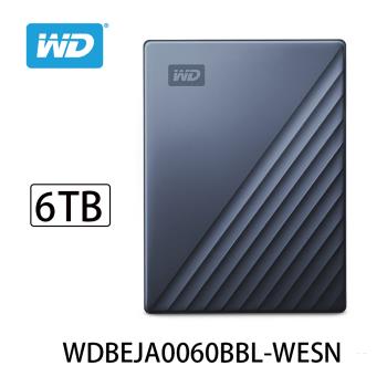 WD威騰 My Passport Ultra 6TB USB-C 2.5吋 外接硬碟(星曜藍) WDBEJA0060BBL-WESN