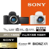【Sony 索尼】ZV-E10 II Vlog 相機 單機身 (公司貨 保固 18+6 個月)