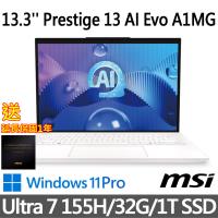 (送延長保固一年)msi Prestige 13 AI Evo A1MG-210TW (Ultra 7 155H/32G/1T SSD)