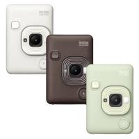 FUJIFILM 富士 instax mini LiPlay 數位 拍立得相機+空白底片20張(抹茶綠/古銅/霧白)公司貨