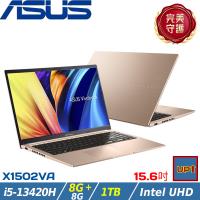 (規格升級)ASUS VivoBook 15吋商務筆電i5-13420H/16G/1TB SSD/W11/X1502VA-0191C13420H 金