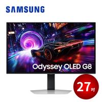 SAMSUNG 27吋 Odyssey OLED G8 平面電競顯示器 S27FG812SC