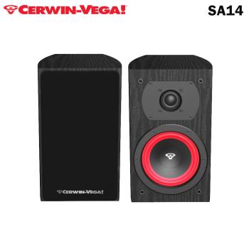 CERWIN-VEGA LA14 4吋二音路書架型/環繞喇叭一對(黑色)