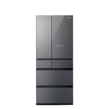 Panasonic 國際牌 650公升日本製鏡面六門變頻電冰箱(雲霧灰)NR-F651WX-S1