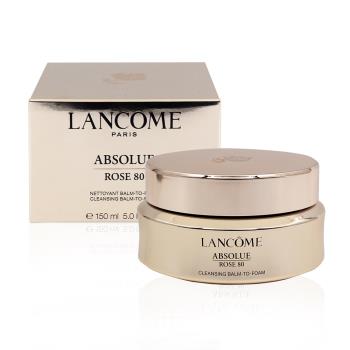 LANCOME蘭蔻 絕對完美永生玫瑰卸妝潔淨霜 LANCOME蘭蔻 絕對完美永生玫瑰卸妝潔淨霜,專櫃級卸妝產品,適合各種膚質使用。以永生玫瑰萃取為主要成分,提供深度潔淨與保濕功效,輕柔卸除彩妝與汙垢,同時呵護臉部與眼部肌膚,讓肌膚保持水潤與健康。