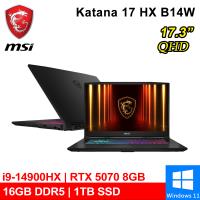 微星 Katana 17 HX B14WGK-037TW 17.3吋 黑(i9-14900HX/16G/1TB/RTX5070 8G/W11)