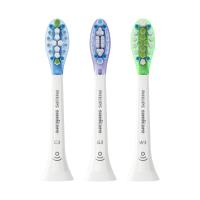 【PHILIPS 飛利浦】智臻綜合刷頭3入-白: 潔淨/護齦/亮白各一 HX9073/67