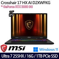 MSI微星Crosshair 17 HX AI D2XWFKG-010TW 17吋電競筆電 Ultra 7 255HX/16G/1TB/RTX5060