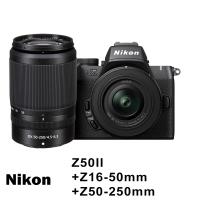 【Nikon 尼康】Z50 II+16-50mm+DX50-250mm 雙鏡組*(平行輸入)
