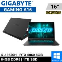 技嘉 GAMING A16 CVHI3TW894SH-SP8 16吋 黑(i7-13620H/64G/1TB/RTX5060 8G/W11)特仕筆電