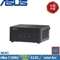 (規格升級)ASUS華碩NUC 14 Pro 迷你桌機 Ultra 7 155H/64G/512G SSD/W11/RNUC14RVHU7068A9I