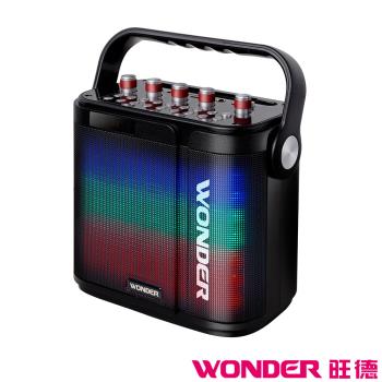 Wonder旺德 WS-T025U Wonder旺德 WS-T025U 藍芽KTV手提式音響,輕巧便攜設計,尺寸僅258x135x288mm,重量2.3kg。支援Bluetooth藍芽、USB/SD插槽,單曲播放模式,適合居家KTV娛樂。20W消耗功率,12V電源供應,黑色系外觀。配件包含變壓器、遙控器、說明書及音源線。透過BSMI R33599及NCC CCAH17LP0790T5認證,中國製造,保固1年。完美結合智慧線上播放與傳統音樂享受,讓您隨時隨地唱K!