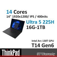 Lenovo 聯想 ThinkPad T14 Gen 6 14吋筆電 Ultra 5 225H/16G/1TB/Win11 Pro/三年到修/商務軍規