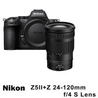 【Nikon 尼康】Z5II body+NIKKOR Z 24-120mm F4 S 旅遊變焦鏡*(平行輸入)