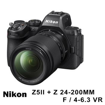 【Nikon 尼康】Z5II body+ Z 24-200mm F / 4-6.3 VR*(平行輸入)