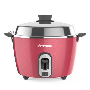 大同6人份不鏽鋼內鍋櫻桃紅電鍋電鍋TAC-06R-MR