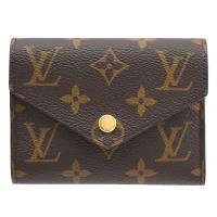 Louis Vuitton LV M62472 Victorine 經典Monogram花紋零錢短夾.咖