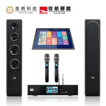 【金將科技】KKPAD18.5+GMA9+J108(點歌機+擴大機組+喇叭)