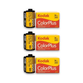 【Kodak 柯達】Kodak柯達底片 ColorPlus 200 135底片 36張 底片 彩色負片(三入組)