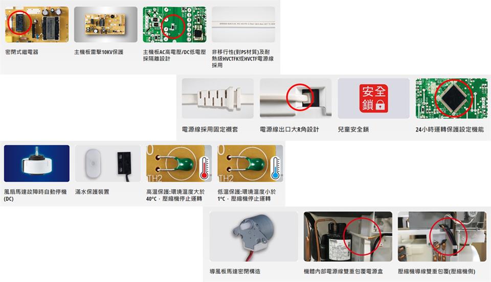 主機板AC高電壓DC低電壓 非移行性對PS材質及耐