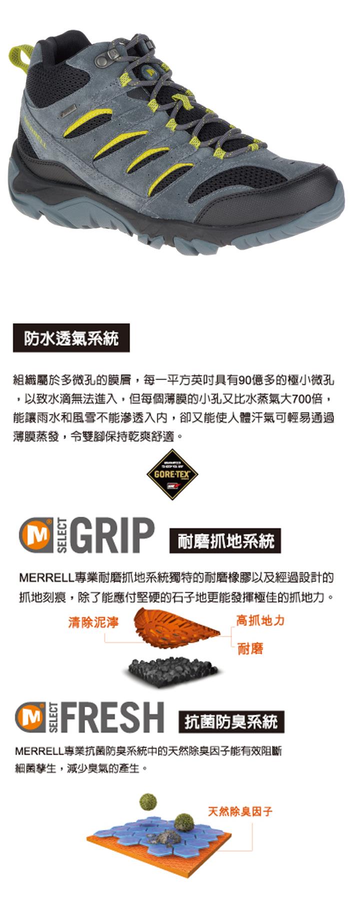 merrell white pine mid vent gtx