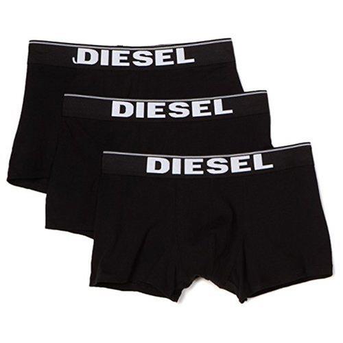 Diesel 男時尚彈力棉kory黑色四角內著3件組 預購 合身四角褲 Etmall