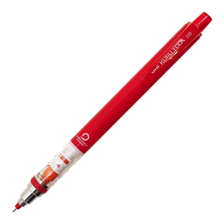 日本UNI三菱KURU TOGA紅芯紅色特別款自動旋轉不斷芯自動鉛筆轉轉筆（0.5mm筆芯）M5-450C.15|原子筆/奇異筆 /鋼筆|ETMall東森購物網
