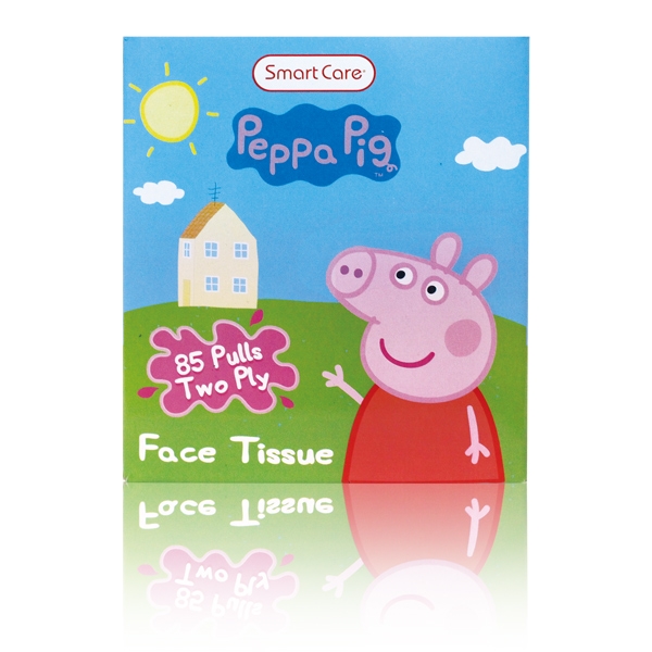 Peppa pig盒裝面紙雙層85抽x6盒|盒裝面紙|ETMall東森購物網