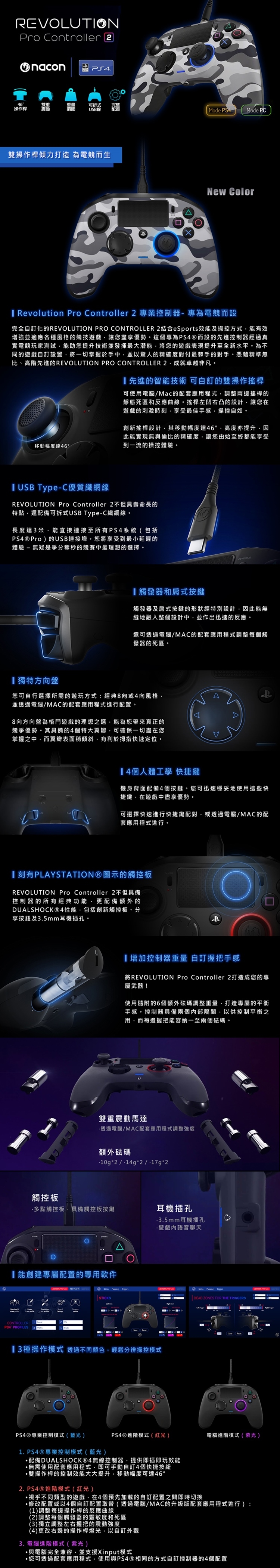 Ps4 Pc Revolution Pro Controller 2 玩家專業控制器迷彩灰sleh 福利價 痞客邦