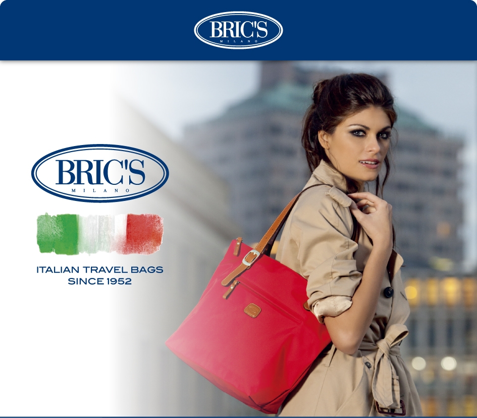 义大利 brics 防泼水 手提/肩背/侧背 托特包 m尺寸-黑色