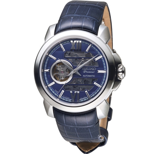 SEIKO 精工Premier 開芯鏤空機械錶4R71-00C0B (SSA399J1)43mm|KINETIC/Premier|ETMall東森購物網