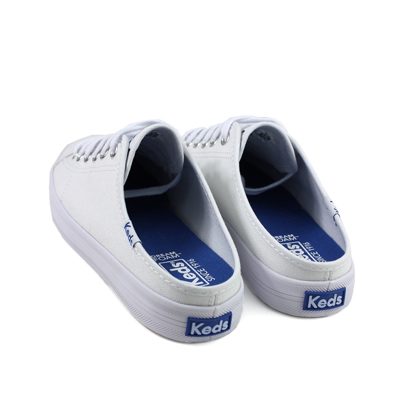 keds white canvas mules