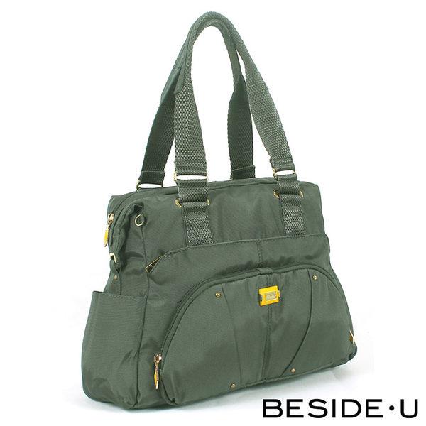 背包族【BESIDE-U】MARVEL系列簡約高雅時尚都會托特包(灰)