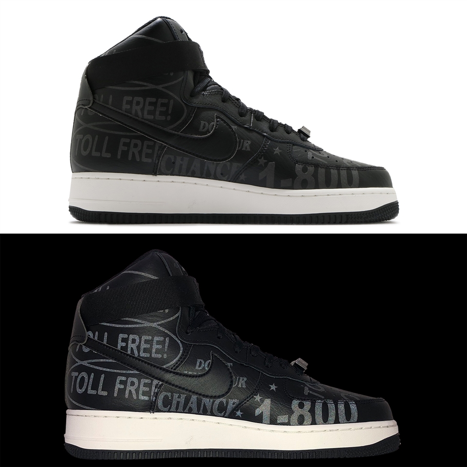 Nike 休閒鞋Air Force 1 07 PRM 男鞋反光魔鬼氈Toll Free 塗鴉黑灰CU1414001 [ACS  跨運動]|休閒運動鞋|ETMall東森購物網