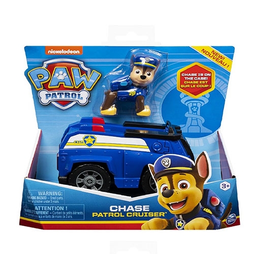 Paw Patrol汪汪隊立大功兒童卡通玩具基本車輛4 阿奇 藍 玩具車 迴力車 合金車 Etmall東森購物