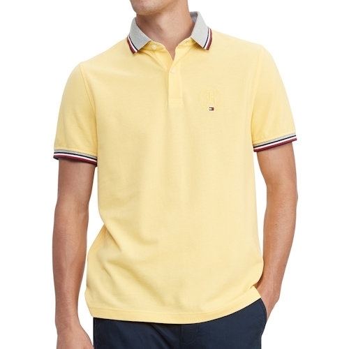 Polo tommy hilfiger discount jaune