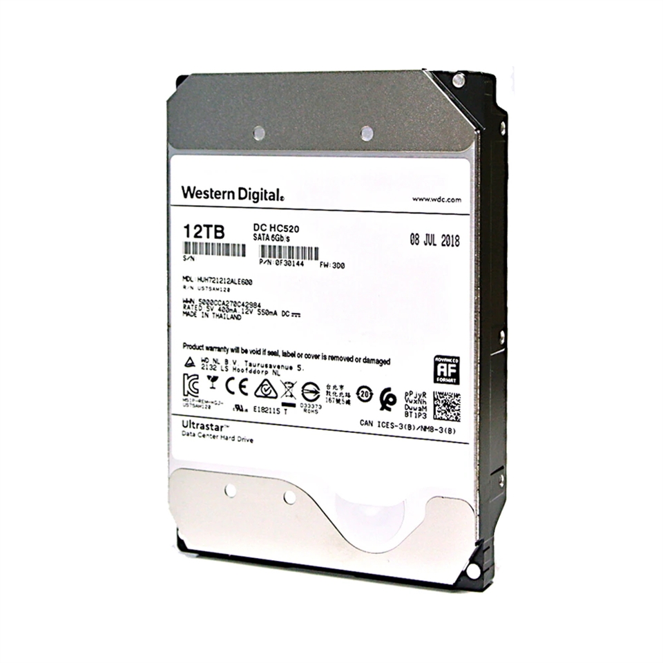 WESTERN DIGITAL HUH721212AL5200/JP Ultrastar DC HC520 3.5インチ