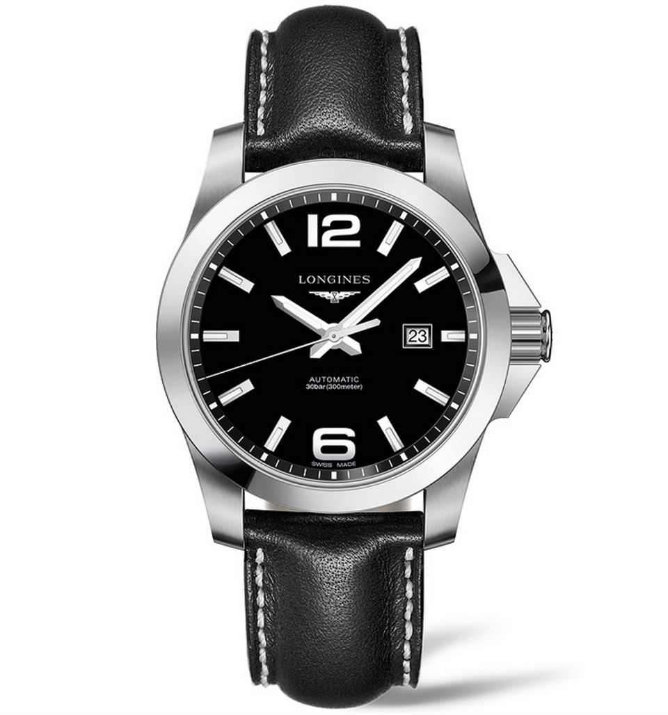 LONGINES 浪琴征服者系列優雅機械腕錶L37784583 / 43mm|預購錶款|ETMall東森購物網
