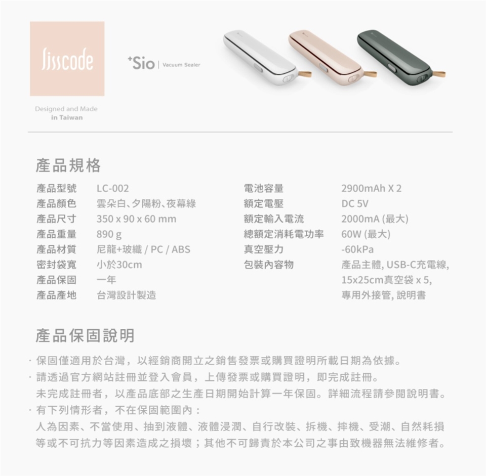 Lisscode LC-002 - 詳情3