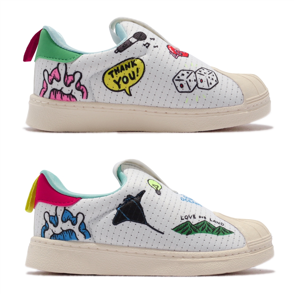 adidas 休閒鞋Superstar 360 I 運動童鞋愛迪達聯名套腳貝殼頭環保理念小童彩FX4926 [ACS  跨運動]|休閒運動鞋|ETMall東森購物網